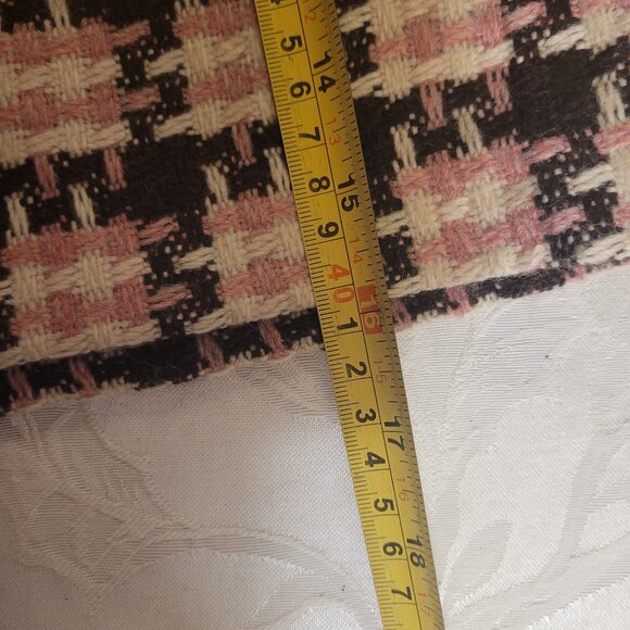 🎉NWT🎉Ann Taylor Plaid Mini Skirt Pink/Black/White - Picture 5 of 5